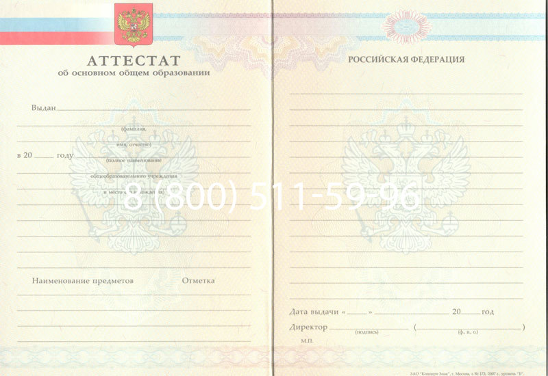 Купить Аттестат за 9 класс 2007-2010 годов в Саратове Купить Аттестат за 9 класс 2007-2010 годов в Саратове